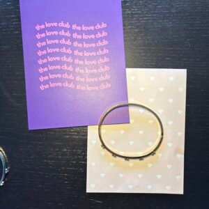 Bangle met hartdetails goud