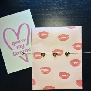 Hartjes armband goud